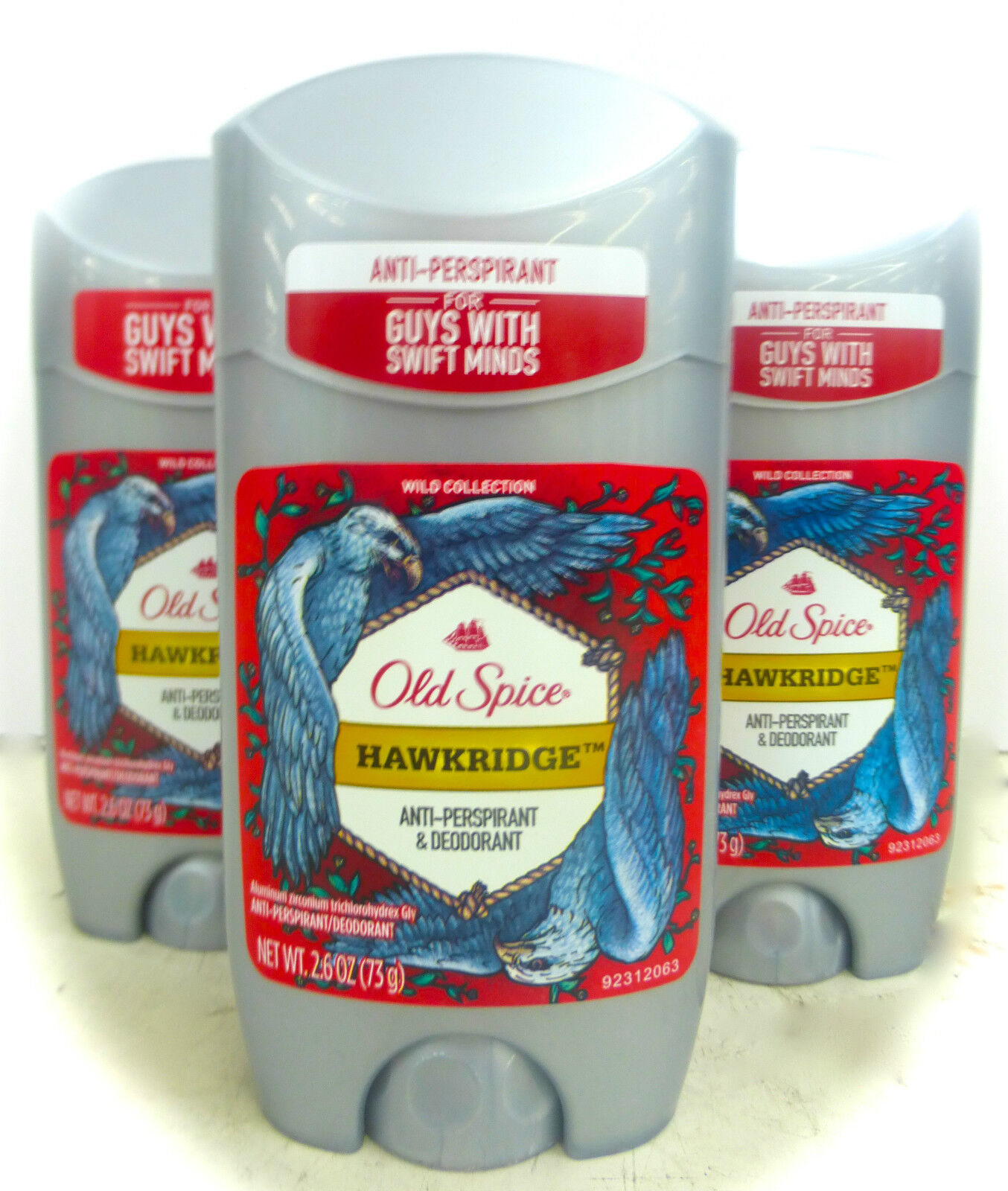 3 X Animer and price revision Super popular specialty store OLD SPICE Antiperspirant Deodorant HAWKRIDGE