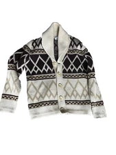 Vtg 70’s Tundra Wool Sweater  Big Lebowski The Dude Cardigan Cowichan  Medium