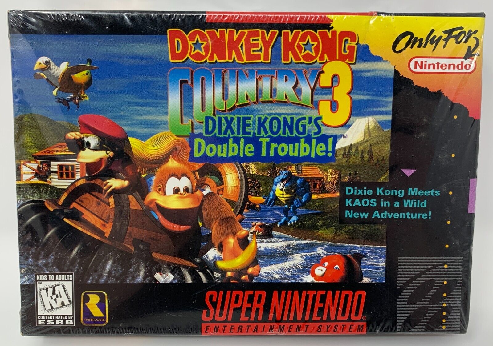 Kong Country 3: Dixie Kong's Double Trouble! (Nintendo SNES, 1996) for sale online | eBay