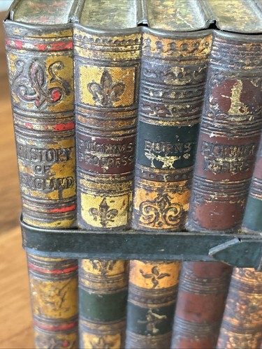Faux Book English Huntley & Palmer Antique Advertising Biscuit Tin - Picture 2 of 12