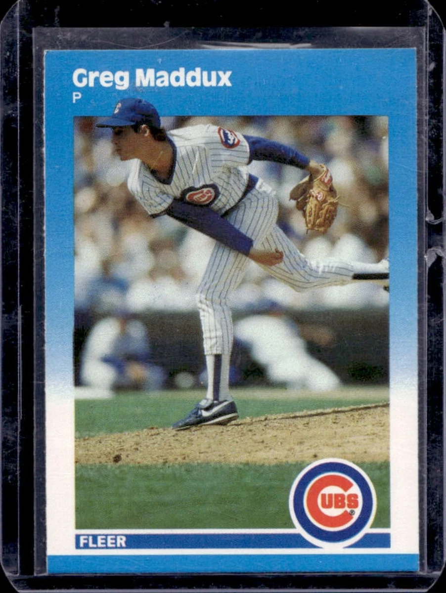 Fleer Greg Maddux Rookie Baseball Sports Trading Cards