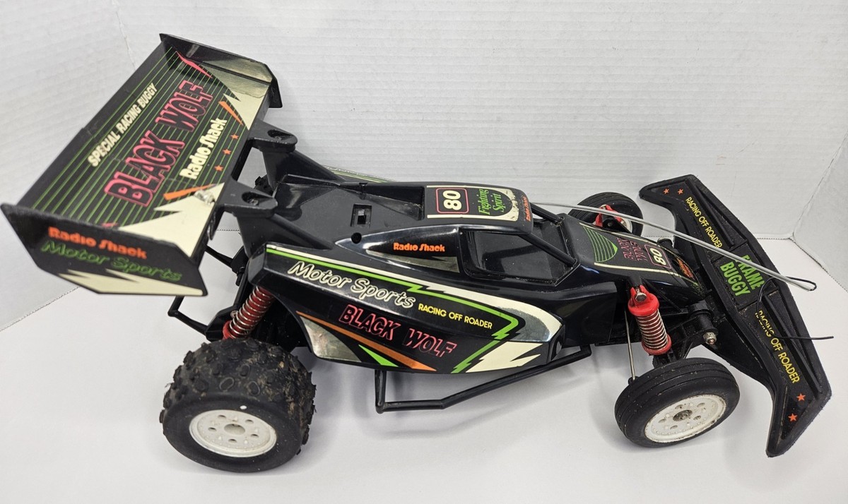 Vintage Radio Shack Black Wolf Special Racing Buggy Orig Box