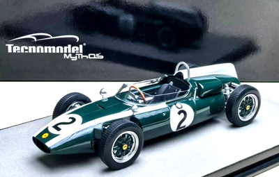 Tecnomodel 1:18 Bruce McLaren #2 Cooper T53 Climax F1 race car British GP 1960
