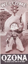 1950's Ozona Texas Promotional Tourism Brochure