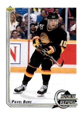 1991-92 Upper Deck #362 Pavel Bure Upper Deck Text and Logo Hologram