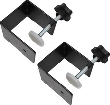 Heavy Duty C-Clamp, Adjustable Cabinet Installation Clamps, Steel Black 