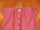 Hanna Andersson Red White Gingham Top & White Bermuda Shorts- Sz, 130(7/8) — photo 3