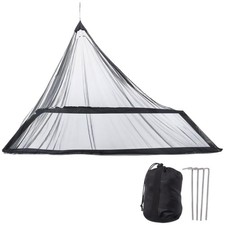 Camping Netting with Carry Bag, Mosquito Net for Bed Compact and Black