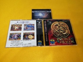 NEO GEO CD DOUBLE DRAGON NEOGEO  SPINE CARD