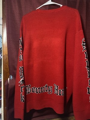 Supreme X Bounty Hunter Sweater Red Size XL FW23 | eBay