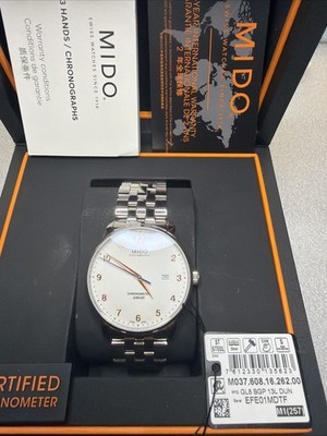 Mido Men's Chronometer Jubilee M037.608.16.262.00 Automatic Stainless Steel
