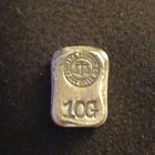 10g 999 Fine Silver Rutland Bullion Hand Poured Bar