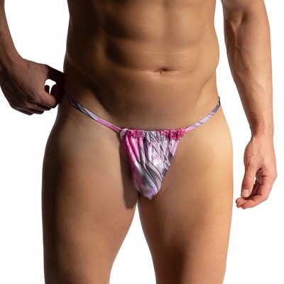 Manstore M2473 Beach Club Swim Micro Pouch String Herren Bademode Verstellbare Tasche