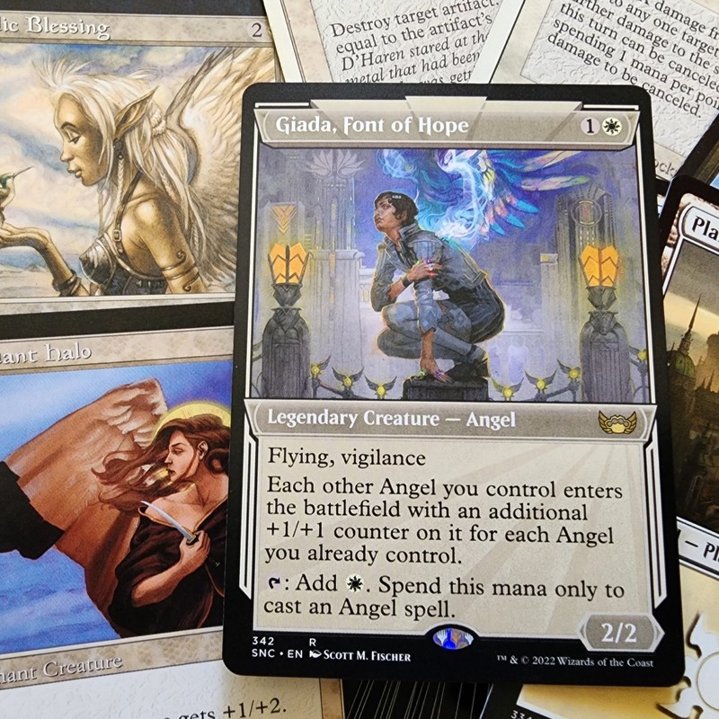 COMMANDER Magic the gathering Deck. 100 Cards. EDH. *Giada Font of Hope ANGELS*