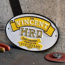 British Motorcycles - Cast Iron Automobilia Reproduction Sign