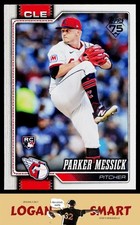 Parker Messick 2026 Topps #67 RC Cleveland Guardians