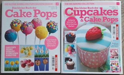 ***2 BACK BÜCHER CAKE POPS & CUPCAKES**WIE NEU!!***