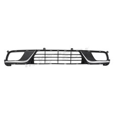 For KIA NIRO 2016 - 19 FRONT BUMPER CENTRE LOWER GRILLE WITH CHROME GLOSS BLACK