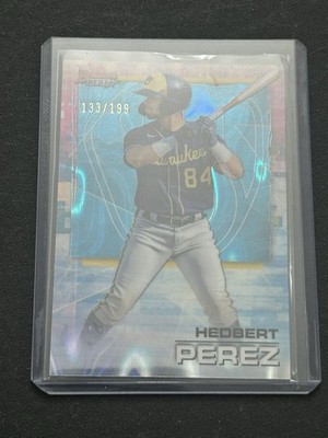 2021 Bowman's Best #95 Hedbert Perez Refractor /199