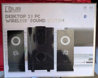Open Box NEW 2.1 Black Desktop Sound System