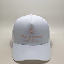 Four Seasons Hotel Las Vegas White Performance Hat NEW Luxury Resort SnapBack