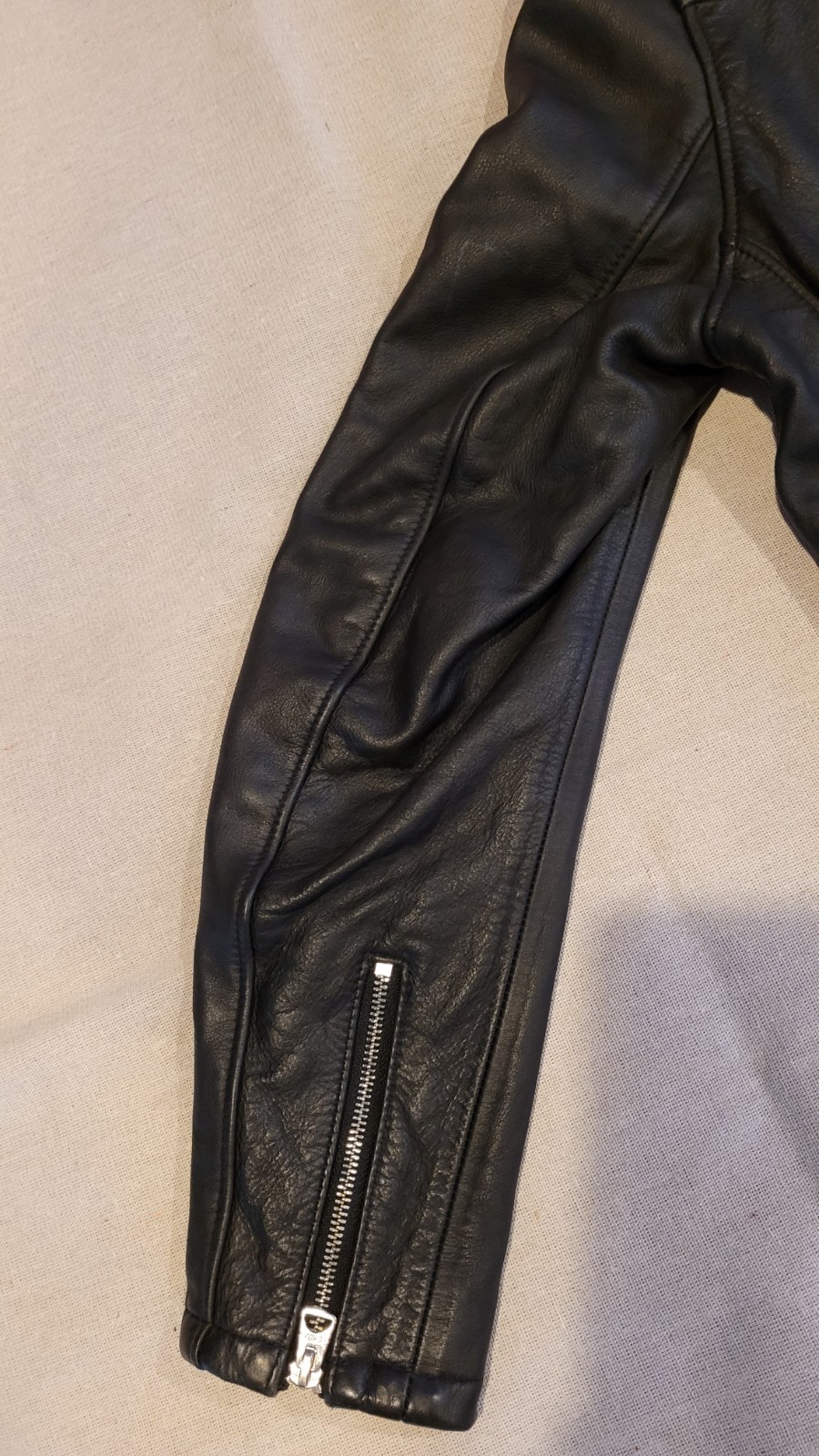 Schott NYC Classic Racer Leather Motorcycle Jacket 654VN