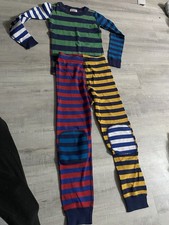Hanna Anderson Boys Size 6-7 4 Pairs Of Pajamas