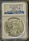2012 EAGLE S$1 RELEASES MS69 — photo 1