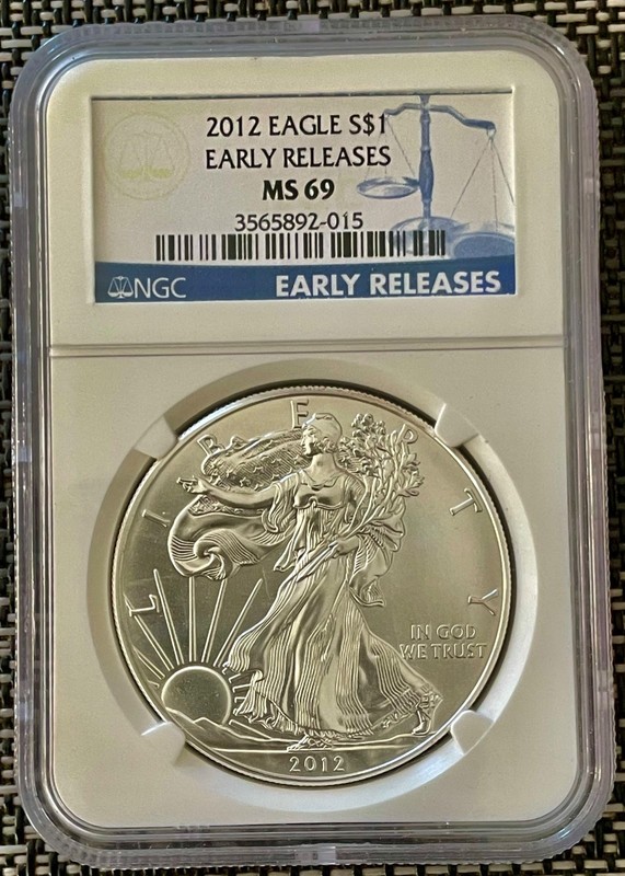 2012 EAGLE S$1 RELEASES MS69