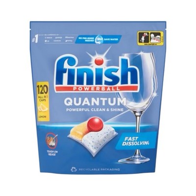 Finish Quantum All in 1 Lemon Geschirrspülkapseln 120 Stk.