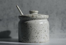 Ceramic Sugar Pot/Salt Cellar/Spice Pot