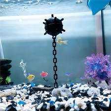 Floating Naval Mine Aquarium Decor, Fish Tank Ornament for Shrimp,Amphibians 3D
