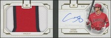 2024 Topps Definitive Collection Baseball Shohei Ohtani Booklet Patch Auto #5/5