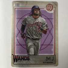 Josh Bell 2021 Topps Gypsy Queen Tarot of the Diamond TOD-18 Nationals Marlins