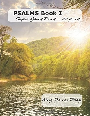 PSALMS BOOK I, SUPER GIANT PRINT - 28 POINT: KING JAMES By Paula Nafziger *NEW*