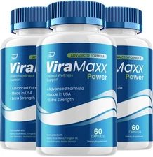 (3 Pack) Viramaxx Power for Men Capsules – Vira Maxx Vitamin Complex Pills