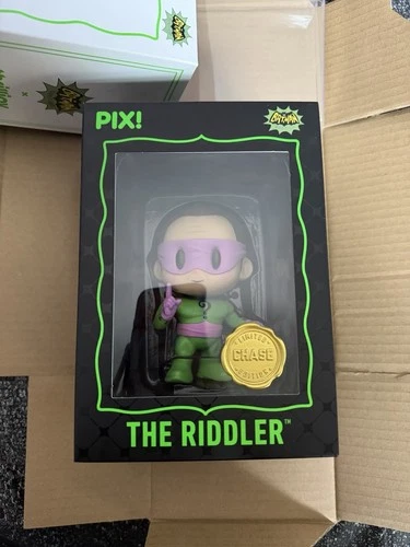 Thrilljoy Pix! Batman 66 TV Series the Riddler Chase Villain Figure Collectible
