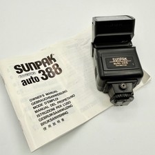 Sunpak Auto 388 Thyristor Electronic Flash-Tested and Working