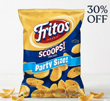 Fritos Scoops! Corn Chips, Party Size, 18 oz ...
