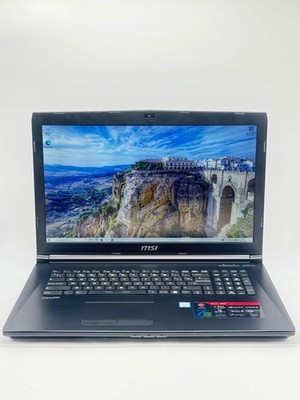 MSI GL72 7RD 17.3'' i7-7700HQ GTX 1050 8GB RAM 256GB SSD + 2TB HDD Spanish Keyboa