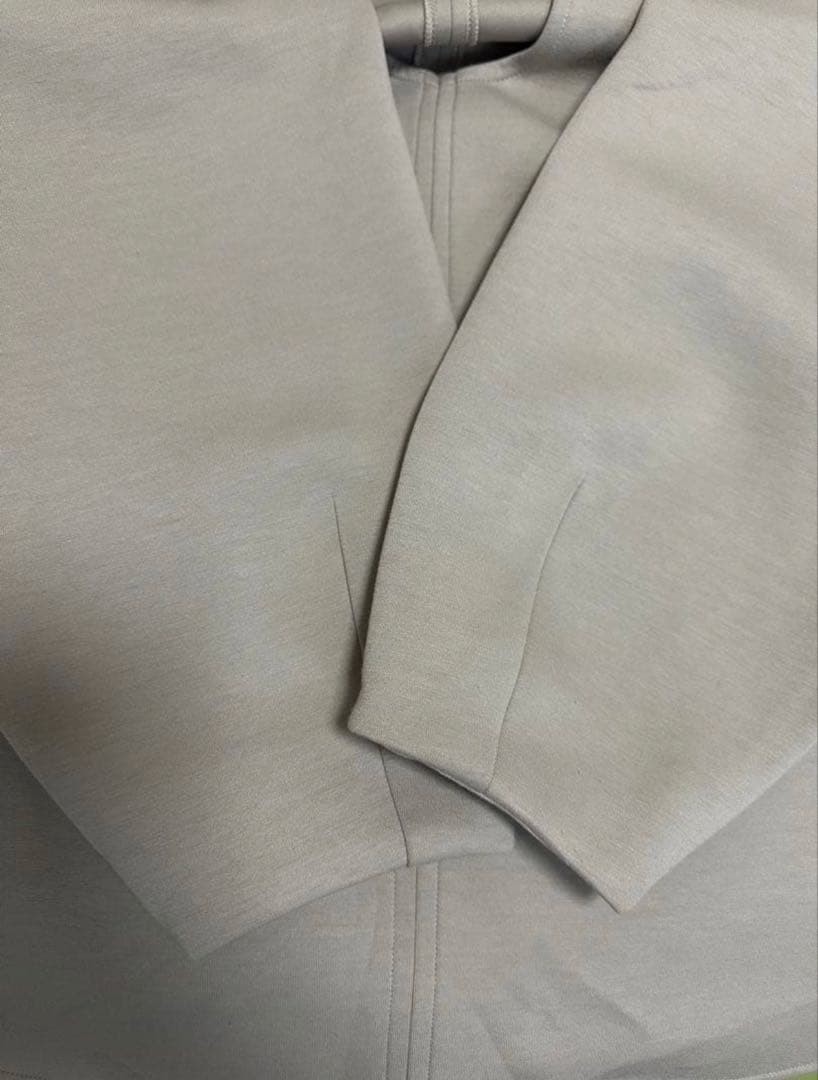 Ameri Vintage Oversized V Neck Sweat Beige - image 5