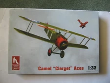 HOBBY CRAFT--1/32--CAMEL "CLERGET" ACES---COMPLETE ---$15.99 SHIPPING