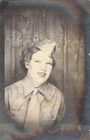 Vintage Photo 1940s Woman Military Uniform Portrait WW2 Era