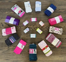 Girls Tights, Leg Warmers- Microfiber/Cotton Size Large 12-14 NWT!!