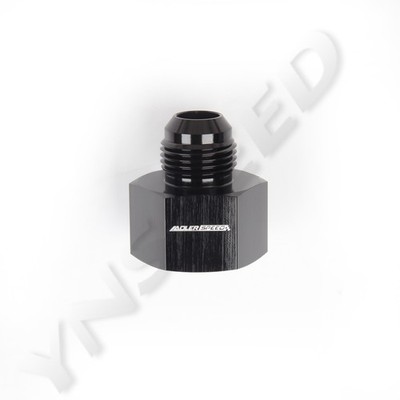USA -12AN AN12 Female To -10AN AN10 Male Reducer Aluminum Fitting Adapter Black
