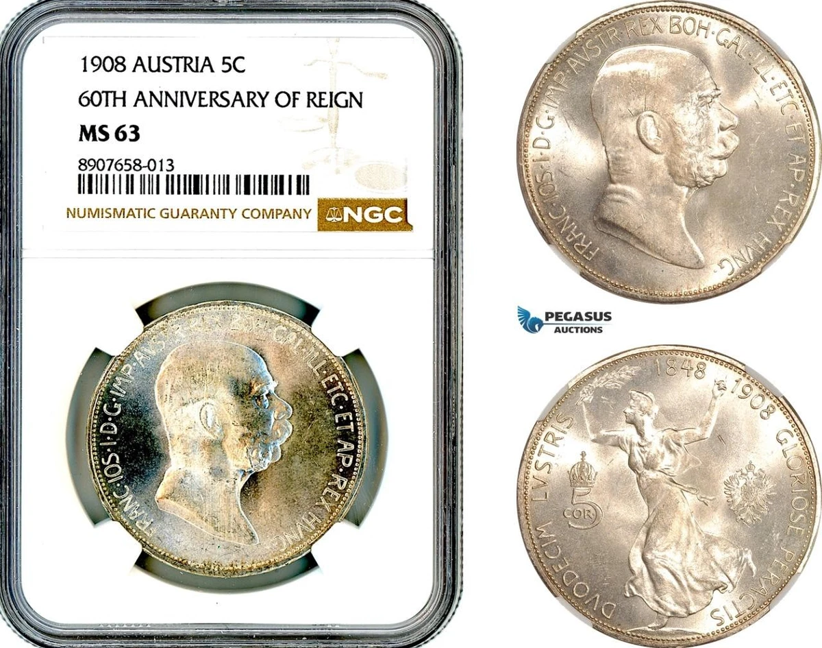 Silver 1908 Year Austrian Coins for sale | eBay