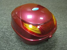 Rear Lockable Box for Bike in Maroon Locking Case for Rear Bicycle Panier Rack