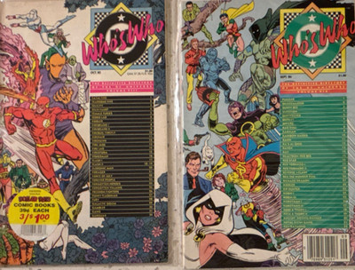 Who's Who DC Comics Vol VIII (1985) & XIX (1986) Flash Firestorm Comic Lot