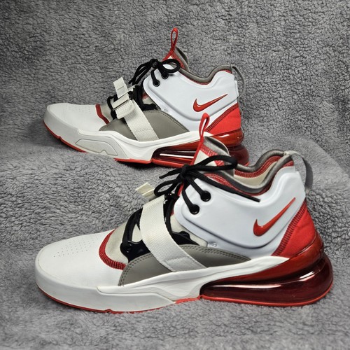 Size 8.5 - Nike Air Force 270 White University Red - Picture 4 of 13