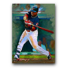 Jose Ramirez #2 Art Card Limited 39/50 Edward Vela Signed (Cleveland Indians)